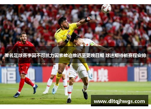 著名足球赛事因不可抗力因素被迫推迟至更晚日期 球迷期待新赛程安排